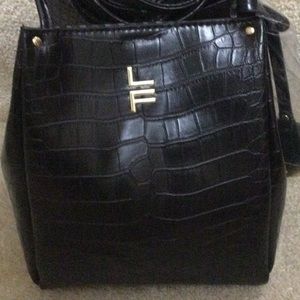NWT London Fog black Satchel